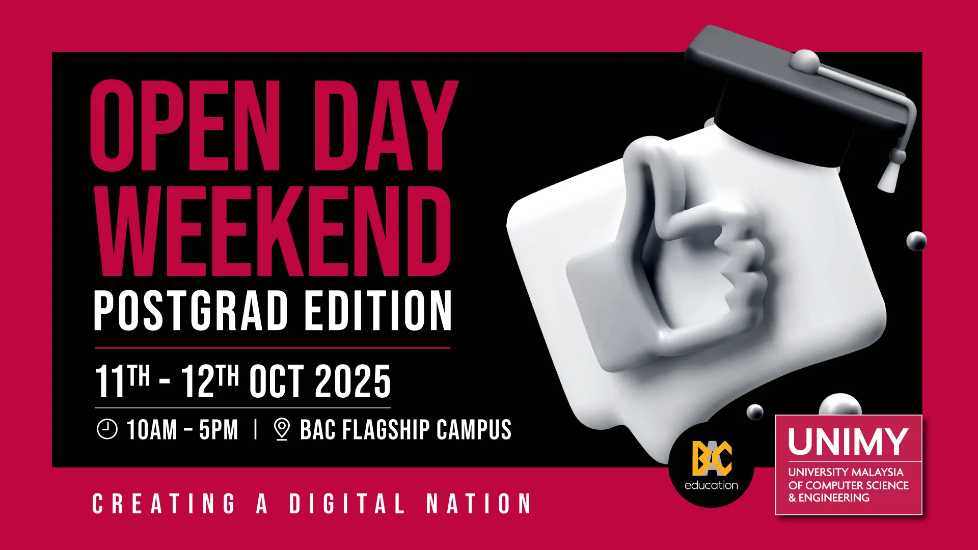 Open Day Weekend: Postgrad Edition
