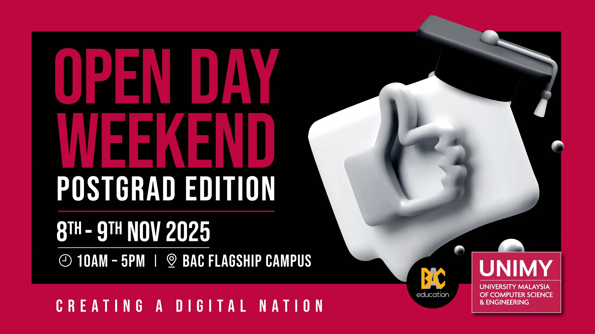 Open Day Weekend: Postgrad Edition