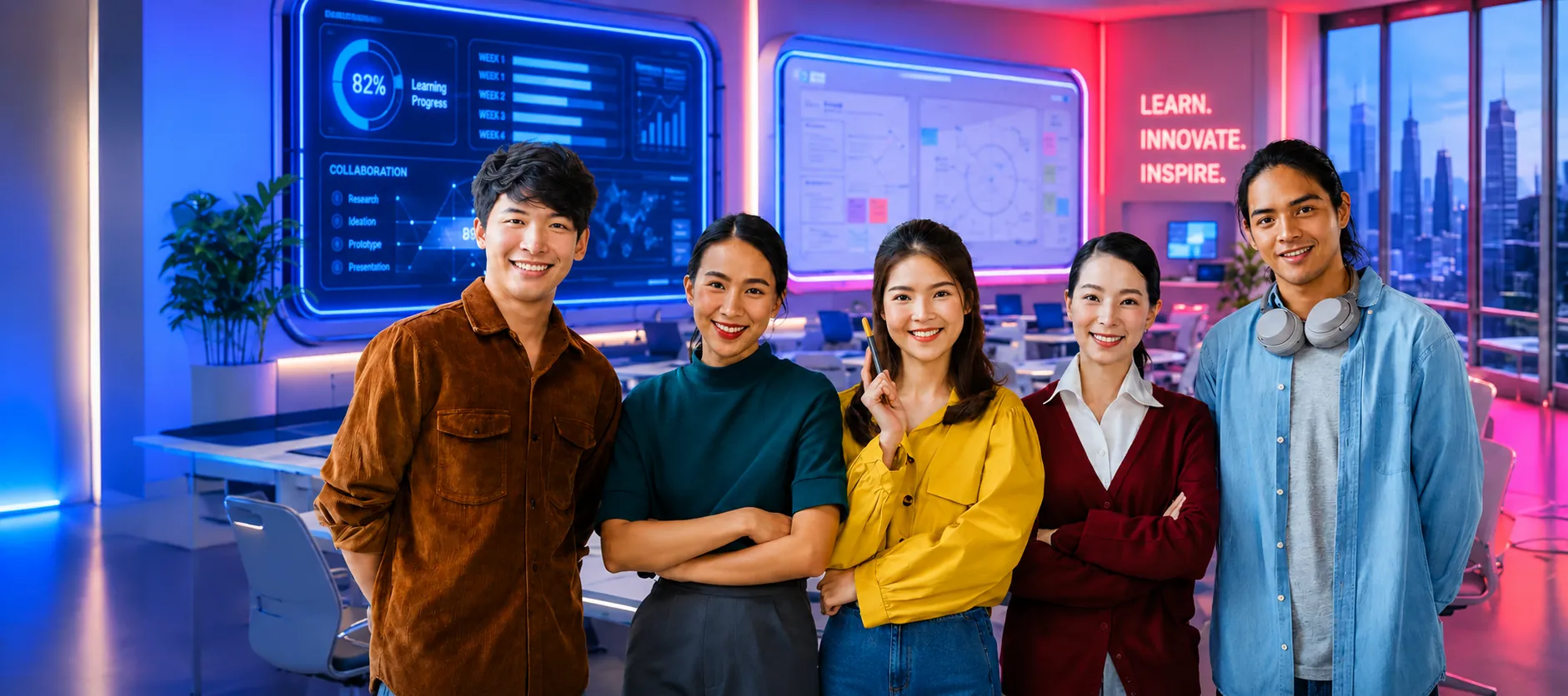 UNIMY students gathered together as a campus community