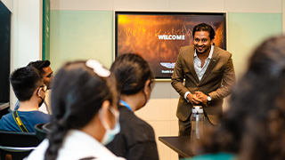 Career fair and networking event