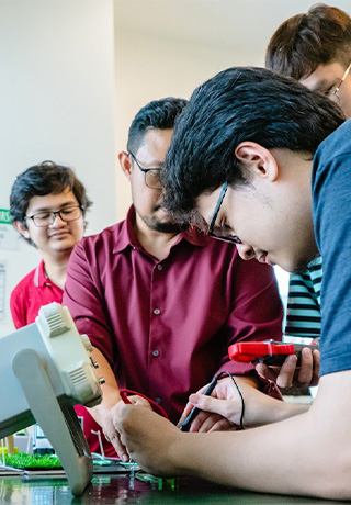 3D vehicle prototype visualised in the innovation lab