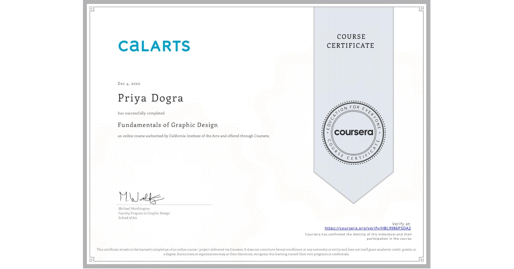 Industry Projects and Certifications
