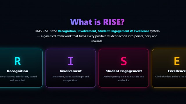 SO-CSI Launches QMS-RISE to Recognise Student Effort Beyond the Classroom